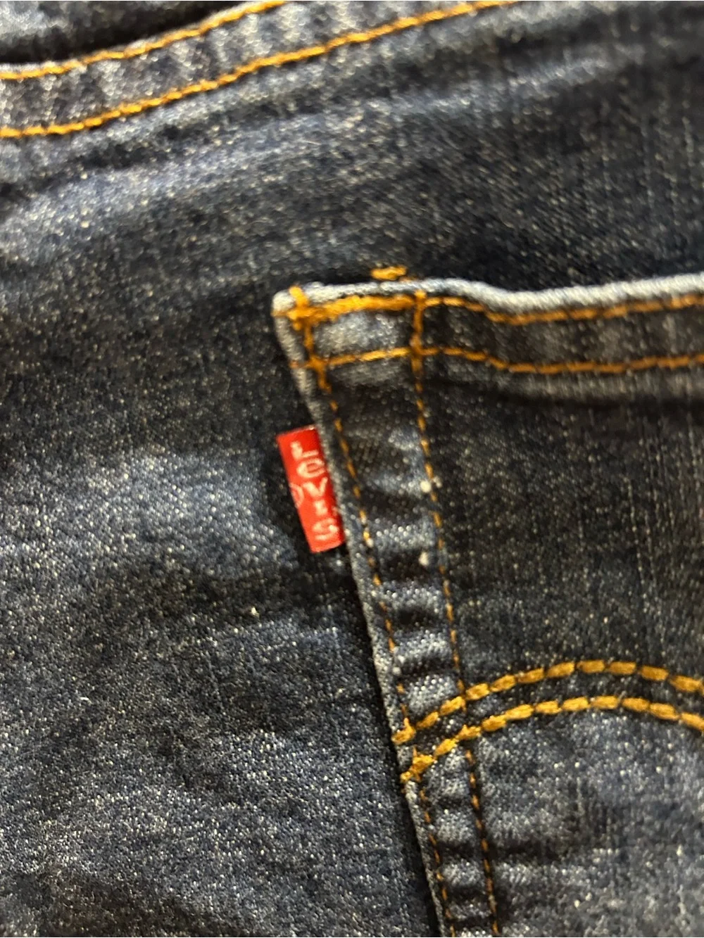 Levi's Men's Dark Blue Slim Straight Jeans